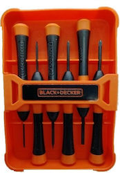 Black & Decker Schraubendreher-Set 6 Präzisionsschraubendreher