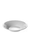 Leone Deep Melamine Serving Plate White with Diameter 30.5cm