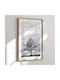 Nordic Line Frame Natural Oak Wood Acrylic Glass 15 Mm W50 X H70 Cm Incado