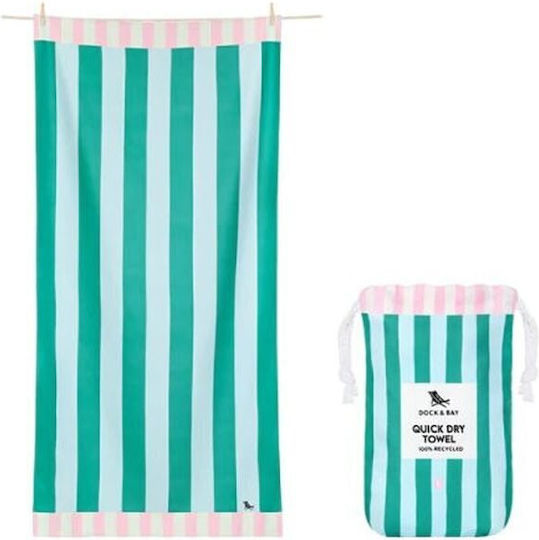 Dock & Bay Cabana Microfiber Towel Body Blue 200x90cm