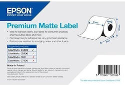 Epson Ταινία Ετικετογράφου 55m x 105mm σε Λευκό Χρώμα