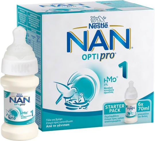 Nestle Γάλα σε Σκόνη Nan Optipro για 0+ Μηνών