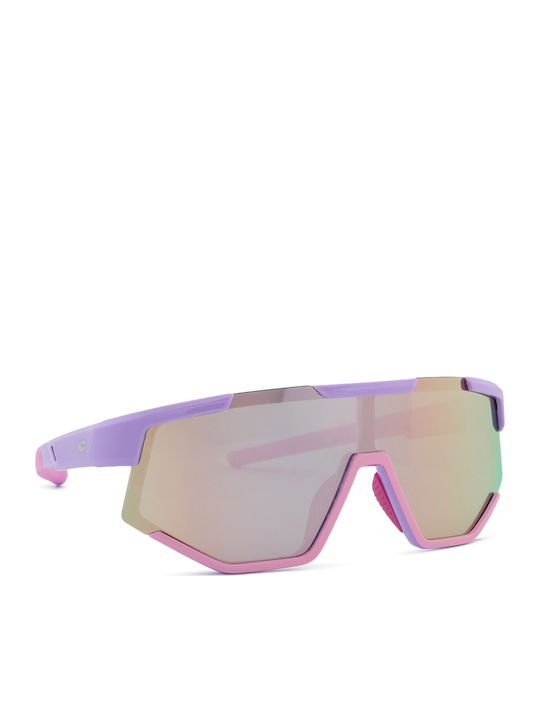 Centrostyle Mască Ochelari De Soare Pentru Copii Cu Lentilă Polarized Oglindă Violet
