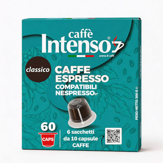 Nespresso Капсули Еспресо Съвместими с Машина Nespresso 60 броя