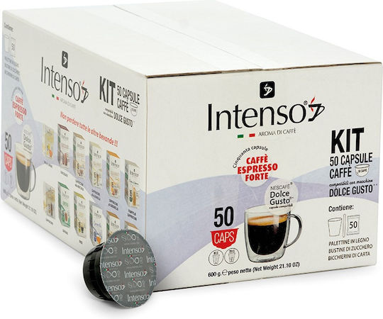Intenso Chocolate Forte Capsules Compatible with Dolce Gusto Machine 50caps