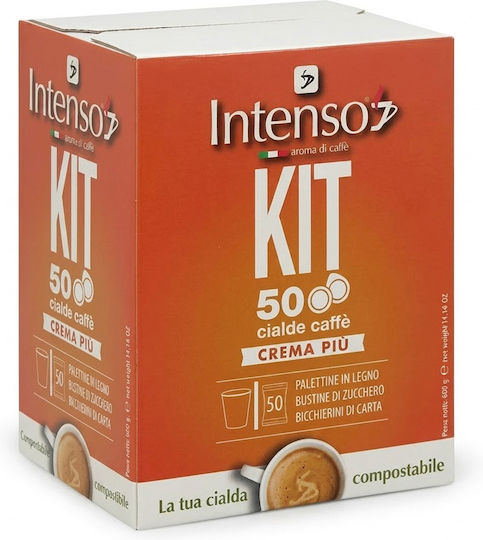 Intenso Κάψουλες Espresso Συμβατές με Μηχανή E.S.E. Pod 50caps