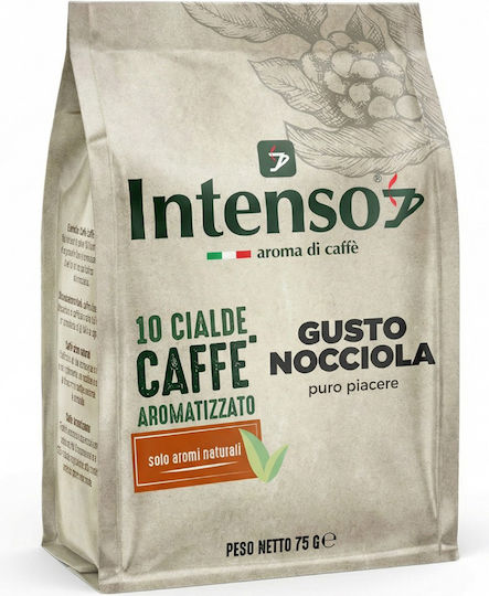 Intenso Intenso Espresso Kaffee- und Getränkekapseln Haselnuss Kompatibel mit E.S.E. Pod 10 Stück