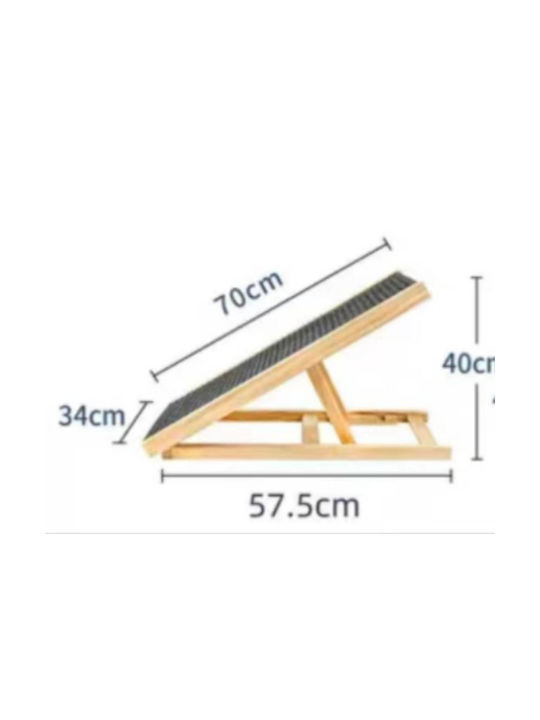 Adjustable Dog & Cat Ramp Non-Slip & Foldable 85 X 43 X 55cm
