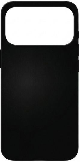 Pedea Silicone Black Back Cover (iPhone 17 Pro Max)