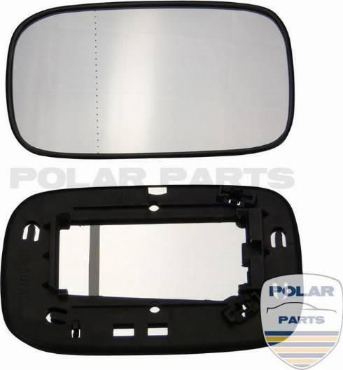 Heated Aspherical Mirror Glass Suitable For Volvo S40 2004-2007 544 8679827 Left 1 Piece