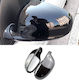 Carro 234923 Mirror Caps VW Golf V 5 03-08 Jetta 05-10 Eos 06-08 Sharan 04-10 Passat 3bg 01-10 Skoda Superb B5 02-08 Glossy Black 2 Pieces