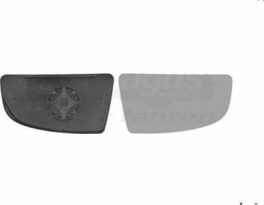 Mirror Glass Lower Convex Glass Ford Transit 13-19 1855102 Left 1 Piece