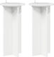 Vidaxl Plant Stand 2 Pieces Glossy White 29.5 x...