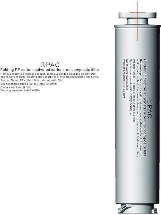Elixir Filtru De Apă De Schimb Pentru Osmoză Inversă Din Carbon Activat PAC Pentru Elixir Neo