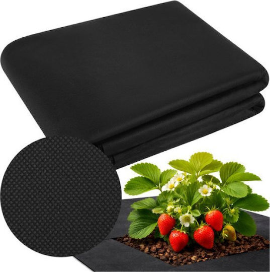 Agro Textile Weed Control Fabric 1.6x20m 50g/m Black UV Protection Gardlov