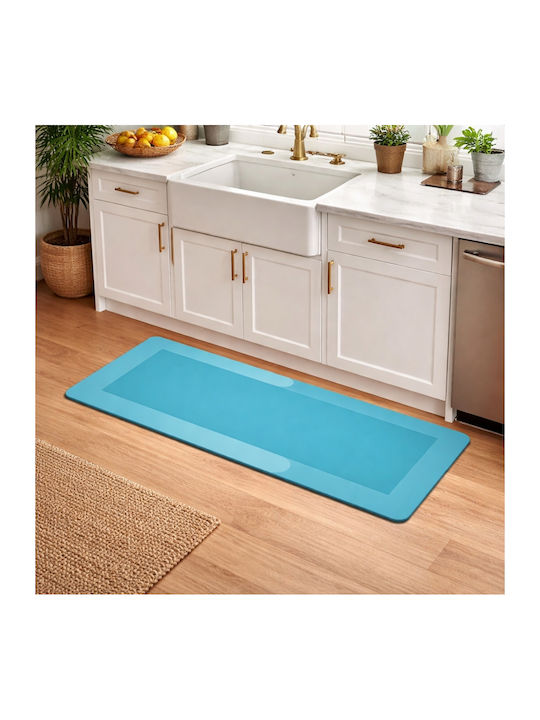 My Home Luxury Non-Slip Bath Mat 74511 Turquoise 60x180cm