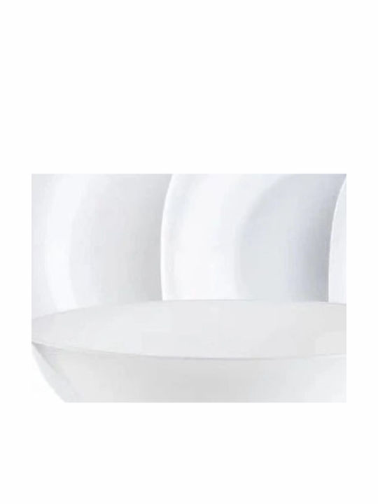 Luminarc White Glass Dinnerware Set 19pcs