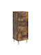 Metal Storage Drawers L33xW34.5xH89.5cm