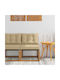 Wooden Cube Garden Stool with Cushion