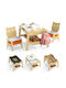Kids Table Set with Chairs for Painting Beige Costway