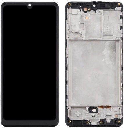 Samsung Galaxy A31 Ersatzbildschirm+Touch-Mechanismus+Rahmen Schwarz Grade A OLED