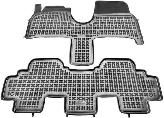 Sahler Car Mats Raised Sides 3D Rubber Peugeot 807 Citroen C8 Lancia Phedra Fiat Ulysse 2002+ Raised Sides Type Black 2 Pieces