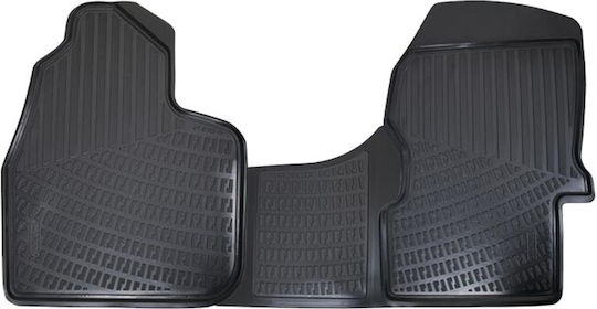 Carro Килими За Кола Car Mats 3D Гуми TPE Mercedes Sprinter 2007-2019 2 Броя Черни Car-1244