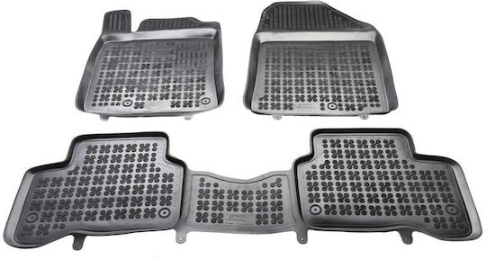 Sahler Килими За Кола 3D Гумени Hyundai Ioniq Hybrid 2016+ Тип Car Mats Черни 3 Броя