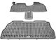 Sahler Car Mats Raised Sides 3D Rubber Peugeot 806 Citroen Evasion Lancia Zeta Fiat Ulysse 1994-2001 Raised Sides Type Black 2 Pieces