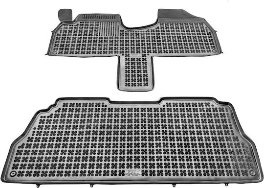 Sahler Car Mats Raised Sides 3D Rubber Peugeot 806 Citroen Evasion Lancia Zeta Fiat Ulysse 1994-2001 Raised Sides Type Black 2 Pieces