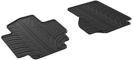 Carro 389280 Car Mats Nissan E-nv Van 2014 Black 2 Pieces