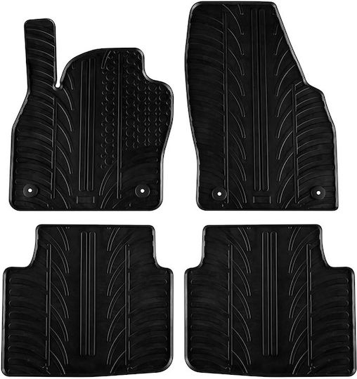 Carro 389204 Car Mats Skoda Kamiq 2019 Black 4 Pieces