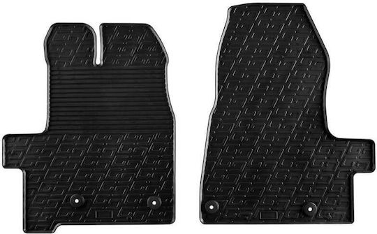 Carro 389092 Πατάκια Αυτοκινήτου Ford Tourneo Custom 2012 Μαύρο 2 Τεμάχια
