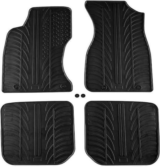 Carro 389320 Car Mats Audi A4 B5 Sedan Avant 1996-2000 Black 4 Pieces