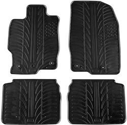 Apesan Πατάκια Αυτοκινήτου Λάστιχο Mazda 6 2007-2012 Μαύρο 4 Τεμάχια Apesan Πατάκια Αυτοκινήτου Λάστιχο Mazda 6 2007-2012 Μαύρο 4 Τεμάχια