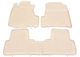 Sahler Car Mats Raised Sides 3D Rubber Bmw X5 E53 2000-2006 Raised Sides Type Beige 3 Pieces