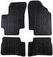 Carro 389368 Car Mats Hyundai Accent 2005-2010 Kia Rio 2005-2010 Black 4 Pieces