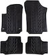 Carro 389463 Car Mats Vw Up 2011 Skoda Citigo 2011 Seat Mii 2011 Black 4 Pieces