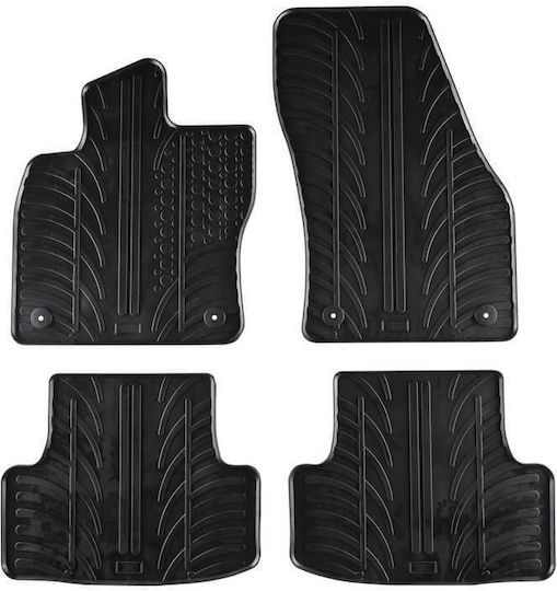 Carro 389205 Car Mats Skoda Karoq SUV 2017 Black 4 Pieces