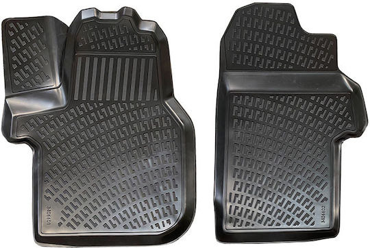 Carro Килими За Кола Car Mats 3d Гуми Tpe Mercedes Sprinter W907 W910 2018+ 2 Броя Черни Car-13361