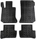 Apesan Car Mats Rubber Mercedes C-Class W204 2007-2013 Black 4 Pieces