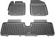 Sahler Car Mats Raised Sides 3D Rubber Toyota Yaris 2005-2011 Urban Cruiser 2009+ Raised Sides Type Black 3 Pieces