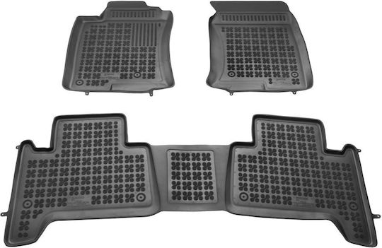 Sahler Covoare Auto Covorașe 3D Cauciuc Toyota Croazieră Pe Uscat J120 2002+ J150 2009+ Tip Covorașe Negre 3 Bucăți