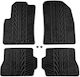 Apesan Πατάκια Αυτοκινήτου Λάστιχο Ford Fiesta 2002-2007 Ford Fusion 2001-2011 Μαύρο 4 Τεμάχια
