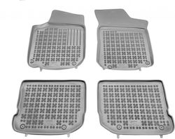 Carro 238313 Πατάκια Σκαφάκια 3d Λάστιχο Vw Golf 4 Vw Bora Vw Beetle Vw Jetta Skoda Octavia 1997-2010 Seat Leon Toledo 1999-2005 Γκρι 4 Τεμάχια