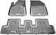 Sahler Πατάκια Σκαφάκια 3d Λάστιχο Citroen C4 Picasso Ii 2013+ 7-θέσιο Μαύρα 3 Τεμάχια