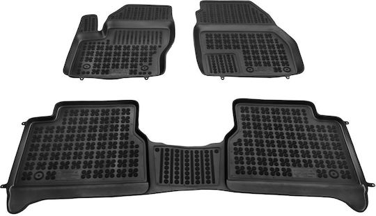 Sahler Car Mats Raised Sides 3D Rubber Ford Transit Connect Tourneo Connect 2013+ Raised Sides Type Black 3 Pieces