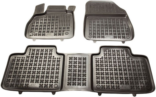 Sahler Килими За Кола 3D Гумени Рено Пространство V 2014-2022 Тип Car Mats Черни 3 Броя