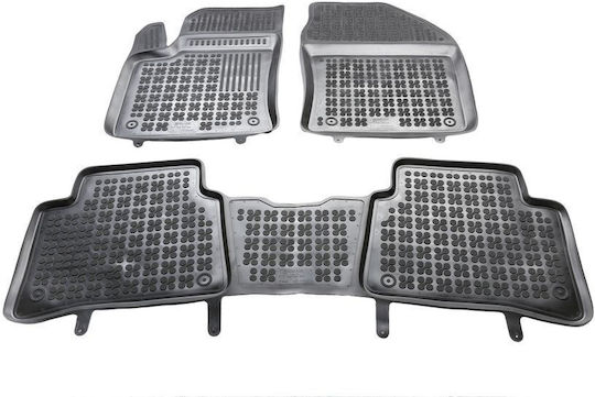 Sahler Car Mats Raised Sides 3D Rubber Toyota Prius IV 2015+ Raised Sides Type Black 3 Pieces