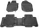 Sahler Car Mats Raised Sides 3D Rubber Toyota RAV 4 III 2006-2012 American Version Raised Sides Black 3 Pieces
